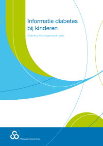 Informatie diabetes bij kinderen