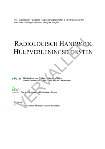 [VERVALLEN] Radiologisch handboek hulpverleningsdiensten