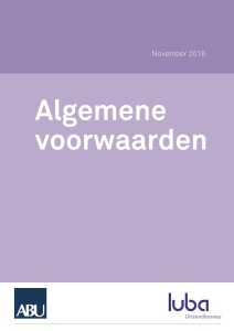 Algemene Voorwaarden