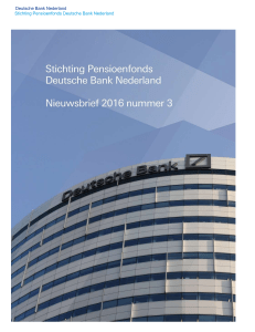 Deutsche Bank Nederland Stichting Pensioenfonds Deutsche Bank