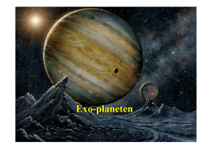 Exo-planeten - UvA en Scholen