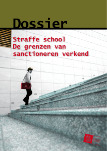 Dossier Straffe school. De grenzen van sanctioneren verkend 2015