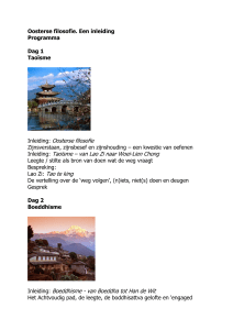 Inleiding: Oosterse filosofie Inleiding: Taoïsme – van Lao Zi naar