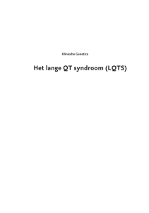 Het lange QT syndroom (LQTS)