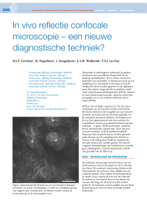 In vivo reflectie confocale microscopie – een nieuwe