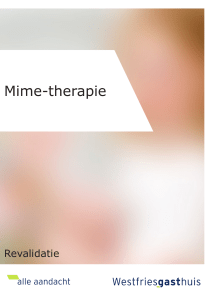 Mime therapie - Westfriesgasthuis