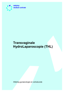 Transvaginale HydroLaparoscopie (THL)