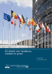 EU-beleid voor landbouw, voedsel en groen