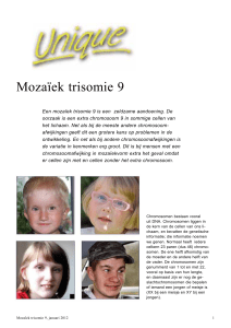 Mozaïek trisomie 9