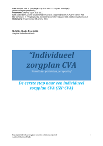 Format projectplan - Kennisnetwerk CVA