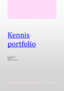 Kennis portfolio