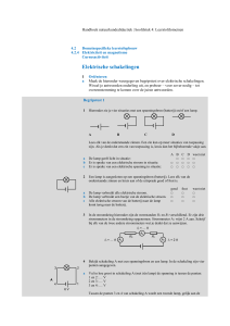 Elektrische schakelingen - Handboek Natuurkundedidactiek