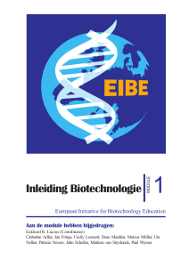 Inleiding Biotechnologie 1 - IPN-Kiel