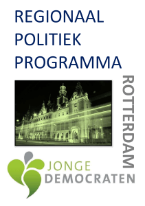regionaal politiek programma