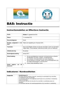 BAS: Instructie