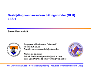 Titel - the Dept. of Mechanical Engineering at the Vrije Universiteit