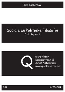 Sociale en Politieke Filosofie