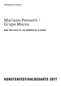 Pedagogisch dossier Mariano Pensotti 2017