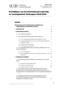 Krachtlijnen van het internationaal onderwijs