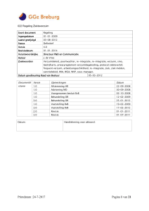 Notitie SPV-opleiding - Breburg Academie GGz