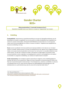 Gender Charter BOS+
