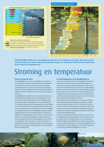 Stroming en temperatuur - Sportvisserij Nederland