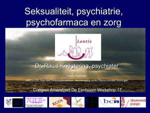 Workshop 16 Spreker - Dr. Rikus Knegterink Seksuele