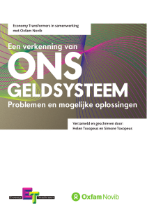 geldsysteem - Iona Stichting