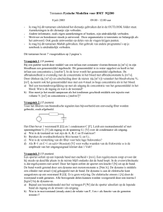 Examen Regeltechniek I 5J110