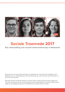 Sociale Troonrede 2017