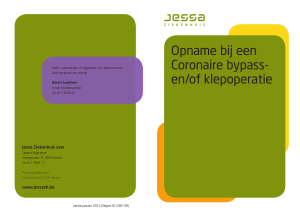 Coronaire bypass en klepoperatie opname