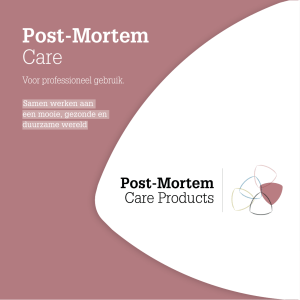 Post-Mortem Care - Cura Mortu Orum