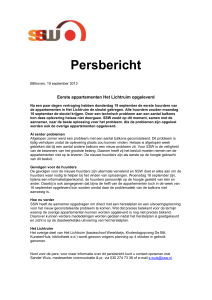 Persbericht Utrecht, 19 oktober 2006