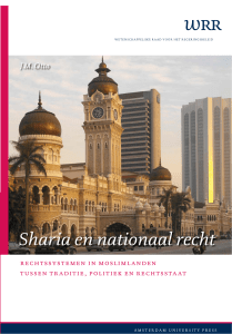 Sharia en nationaal recht. Rechtssystemen in moslimlanden tussen