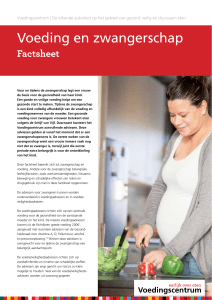 Voeding en zwangerschap