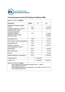 Kasboek Diëtisten Netwerk MDL