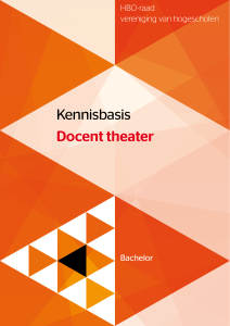 Kennisbasis Docent theater