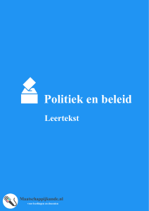 Politiek en beleid - Maatschappijkunde.nl