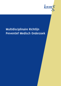 Multidisciplinaire Richtlijn Preventief Medisch Onderzoek