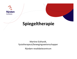Spiegeltherapie - Rijndam Revalidatie