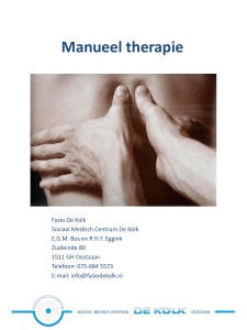 Manueel therapie