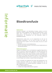 Bloedtransfusie