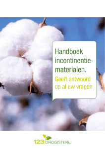 Handboek incontinentie- materialen.