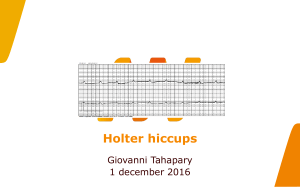 Holter hiccups