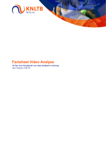 Factsheet Video Analyse