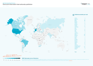 Wereldkaart: Overzicht diversiteit internationale patiënten