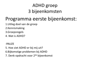 AD(H)D ADHD van het overwegend onoplettende