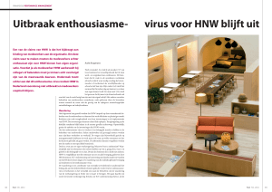 Uitbraak enthousiasme- virus voor HnW blijft uit