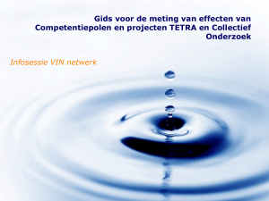 Slide 1 - Het Vlaams Innovatienetwerk