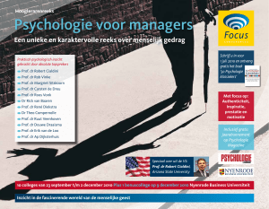 Psychologie voor managers